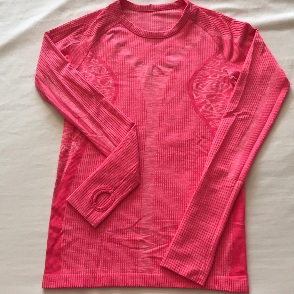 lululemon athletica Pink Long Sleeve Top